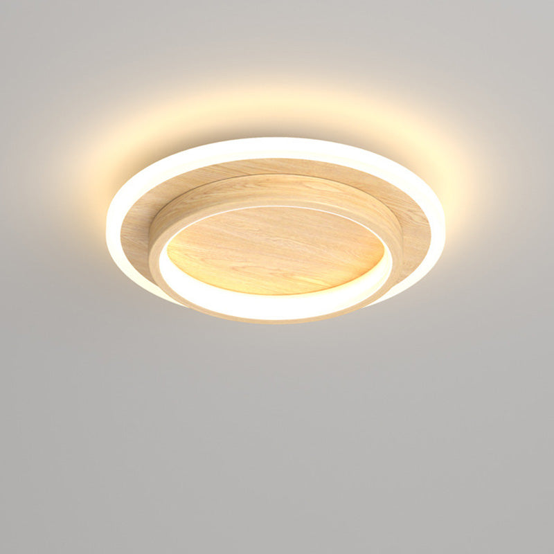 Plafondlamp Rond LED Modern Halo Design Metaal Acryl Flush Mount