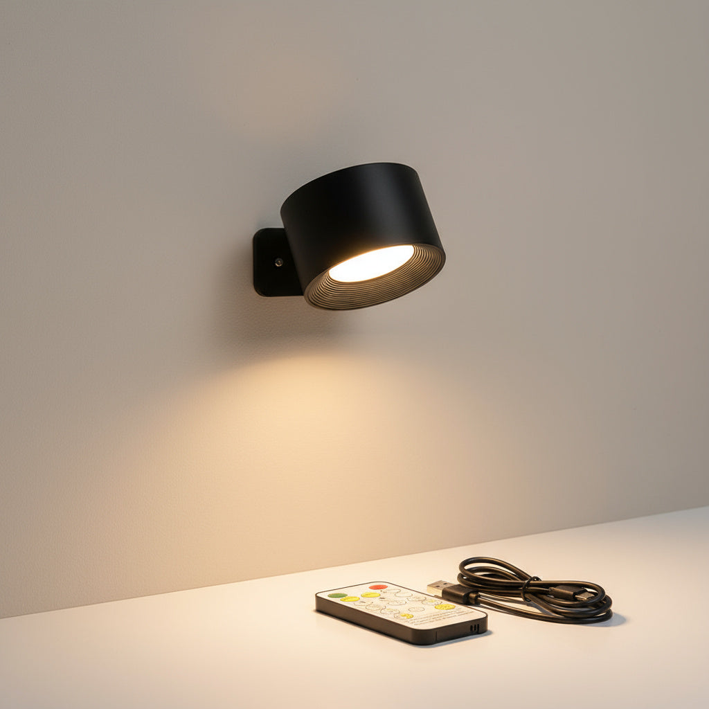 Draadloze Wandlamp met Afstandsbediening - Magnetisch Dimbaar Leeslampje voor Slaapkamer en Woonkamer