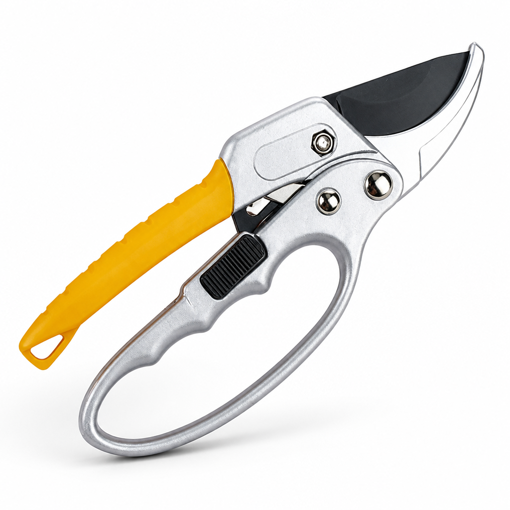 Tuinschaar met Ratelknip Mechanisme SK5 Staal Ergonomisch Handvat Takken Snoeien Krachtvermeerdering