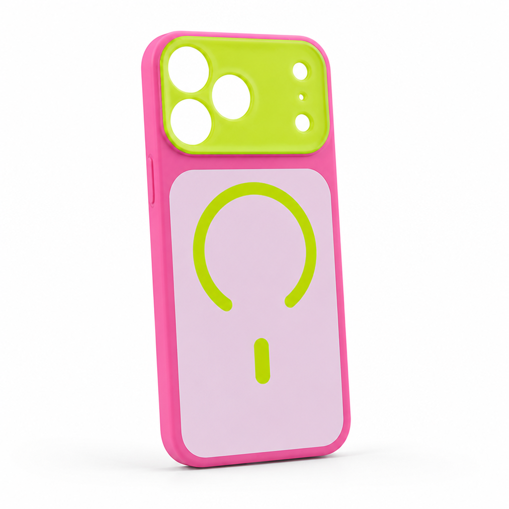 Telefoonhoesje met Magnetische Uitlijning en Verstevigde Hoeken voor Draadloos Laden iPhone Beschermhoes