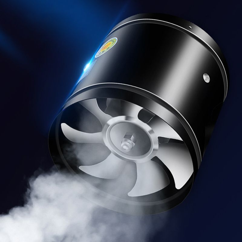 Afzuigventilator Keuken - Stille Wandventilator Rook & Geur Afvoer 4 inch 6 inch - Badkamer Toilet Ventilatie Systeem Afzuigkap Metalen Behuizing