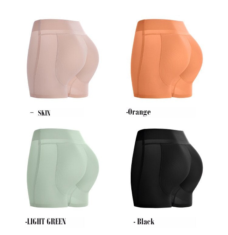Shapewear Shorts met Padded Billen en Hoge Taille - Ademend en Onzichtbaar