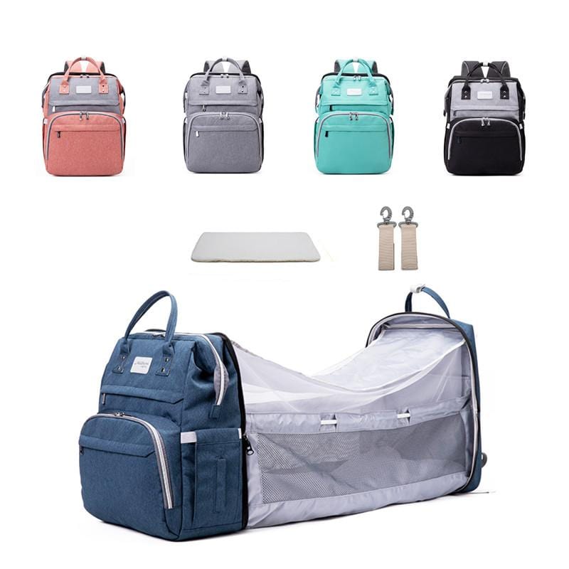 Multifunctionele Luiertas Rugzak met Draagwieg 31x50x24cm Waterdicht voor Ouders Baby Reizen Verzorging