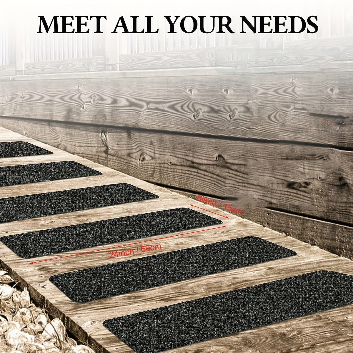 Antislip Trapstrips 10-Pack voor Binnen & Buiten