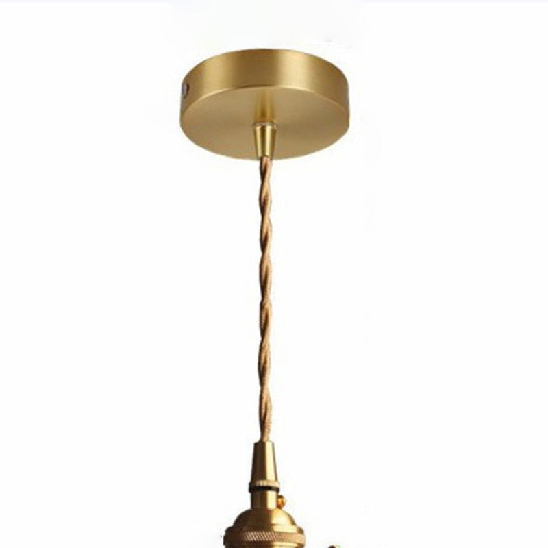 Vintage Hanglamp met Gegolfd Glas & IJzeren Armatuur - Vierkant/Rechthoekig - Scandinavisch Design voor Woonkamer