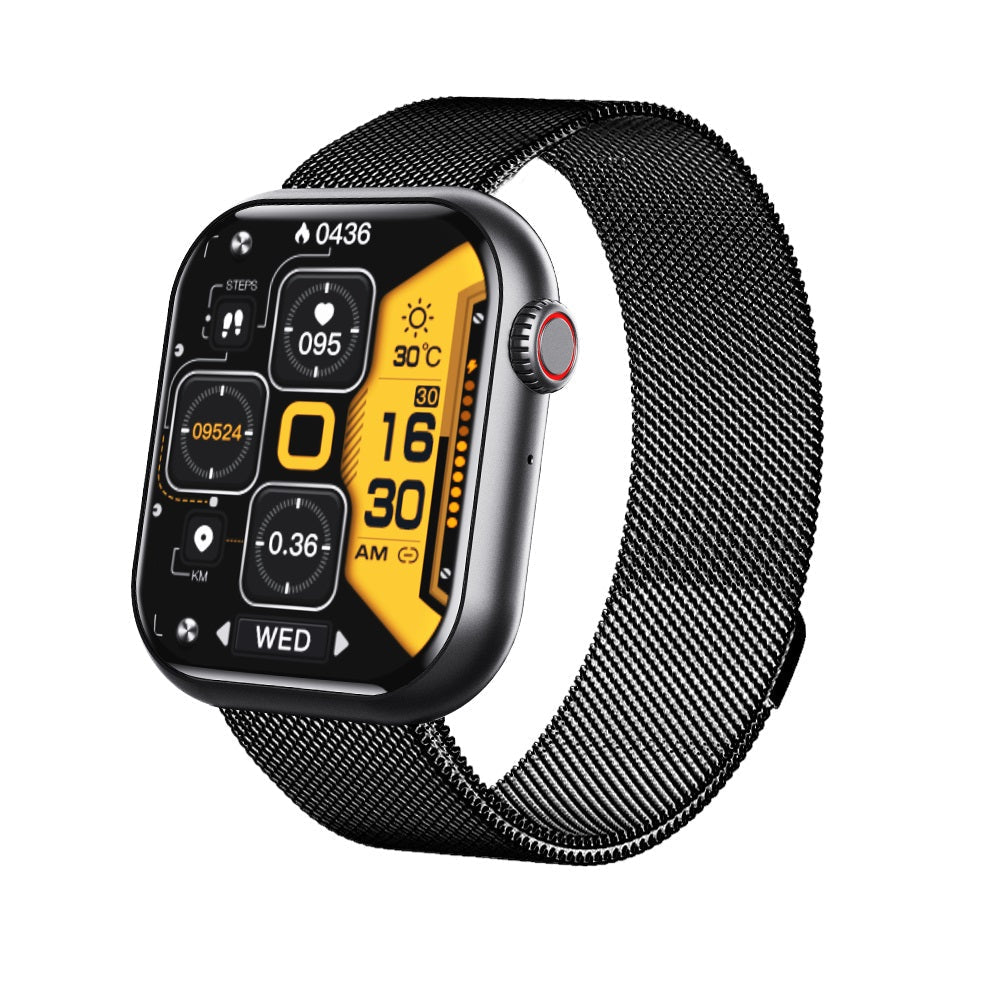 Gezondheidssmartwatch met Hartslagmeter Bloeddrukmeting Zuurstofwaarden Slaapmonitoring Waterdicht Sport
