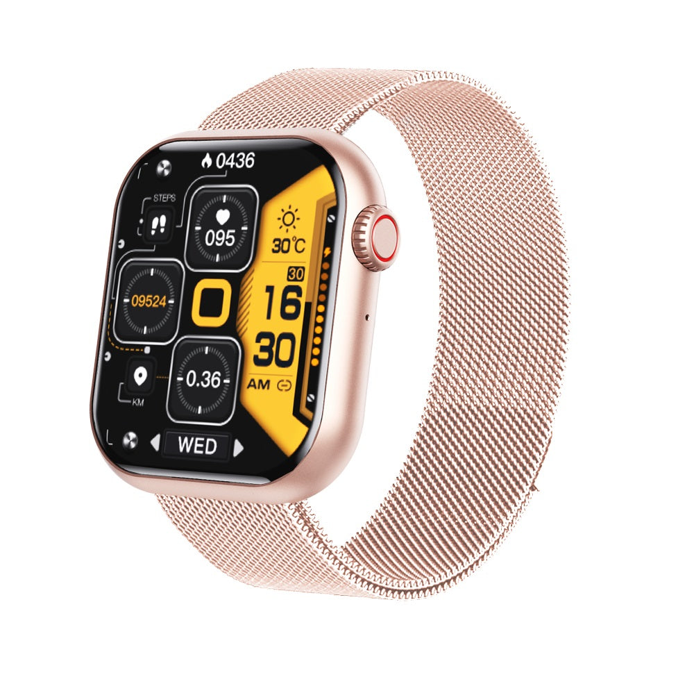 Gezondheidssmartwatch met Hartslagmeter Bloeddrukmeting Zuurstofwaarden Slaapmonitoring Waterdicht Sport