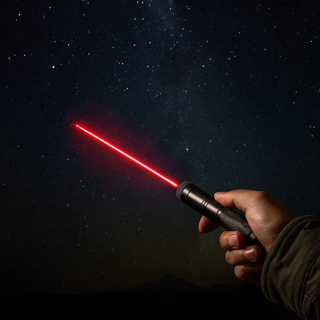 Krachtige Laserpointer Zaklamp met Instelbare Focus en USB Oplaadbaar - Bereik tot 10.000 Meter