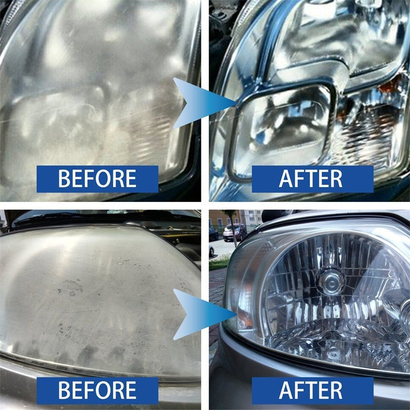 Koplamp Restauratie Set 20ml Herstelvloeistof met Spons voor Autolampen UV Bescherming Hydrofobe Coating