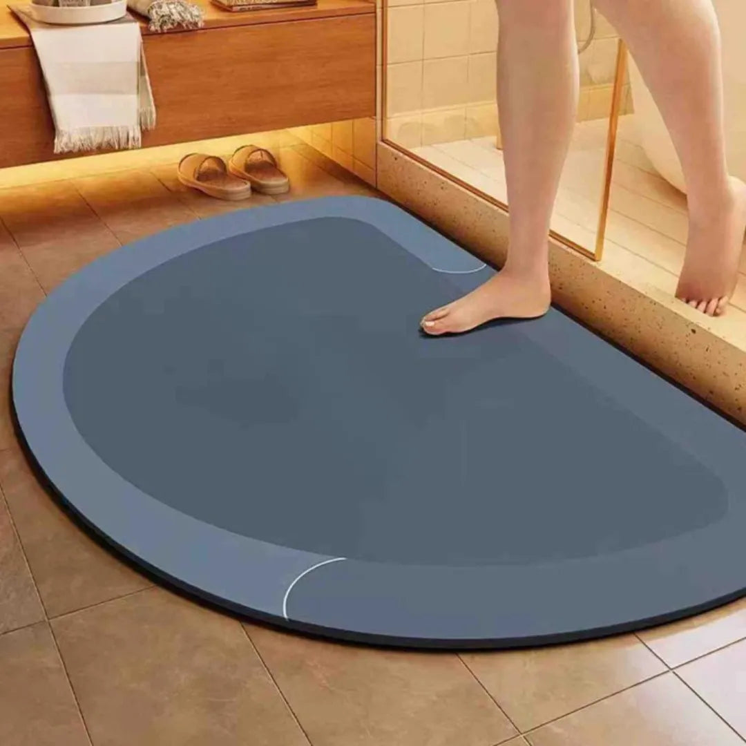 Sneldrogende Badmat Antislip Diatomeeënaarde 40-120cm Badkamer Douche Toilet Comfortabel Veilig Absorberend