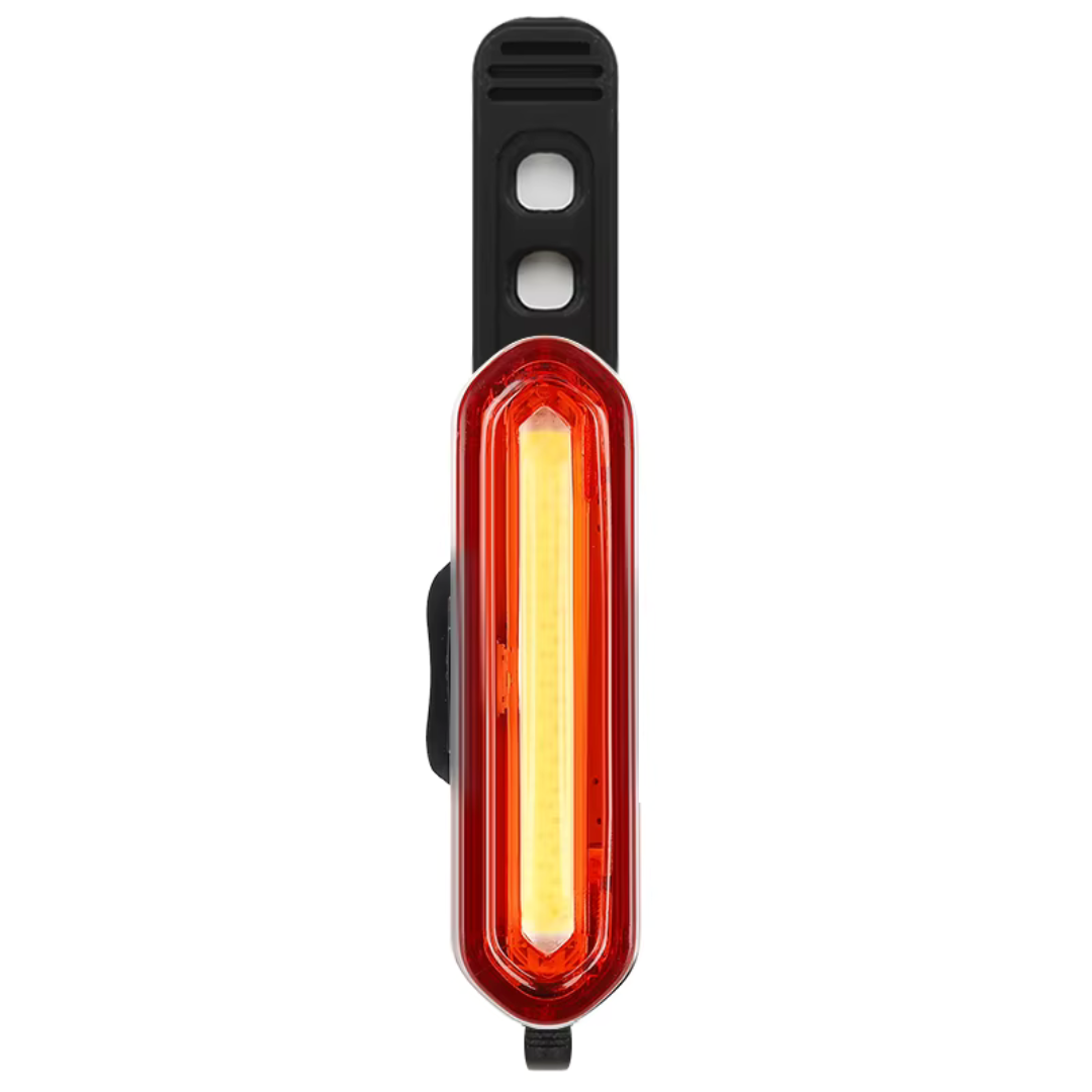 Compacte USB Fietsachterlicht met 200 Lumen & Stroboscoop - Veiligheidslicht voor Nachtritten, 4 Lichtmodi, Waterdicht IPX5