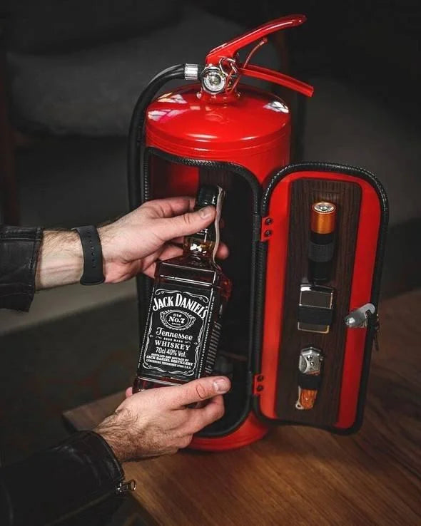 Geheime Bar in Brandblusser-vorm - Stijlvolle Drankopslag met Vintage Twist voor Thuisbar of Kantoor