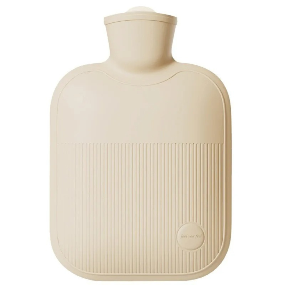 Warmwaterkruik 2000ml Lekvrij met Zachte Fleece Hoes voor Koude Voeten Handen en Rug Winterwarmte Comfort
