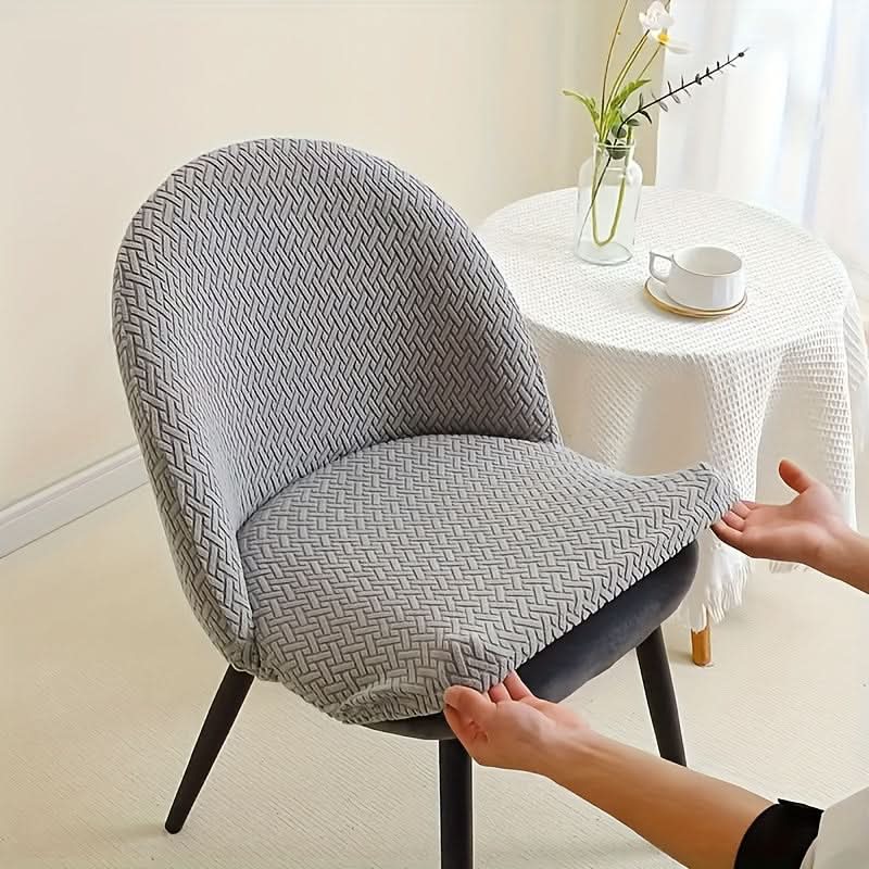 Elastische Stoelhoes Set voor Eetkamerstoelen Beschermhoes Moderne Stretch Design Wasbaar 4 tot 6 Stuks
