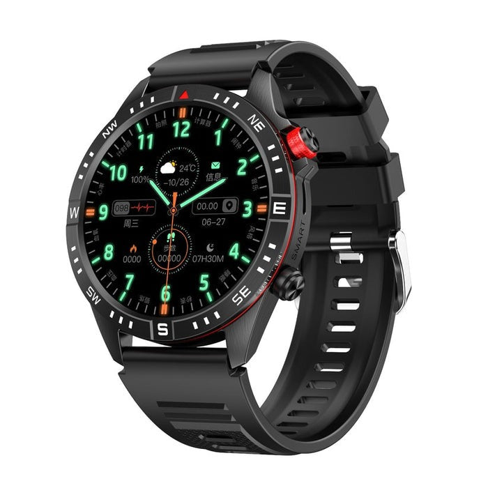 Gezondheidssmartwatch met Hartslagmeter Bloeddrukmeting Zuurstofwaarden Slaapmonitoring Waterdicht Sport