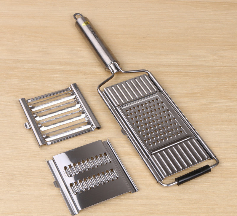 Roestvrijstalen Rasp - Multifunctionele Keukenrasp met Ergonomisch Handvat voor Groenten & Kaas