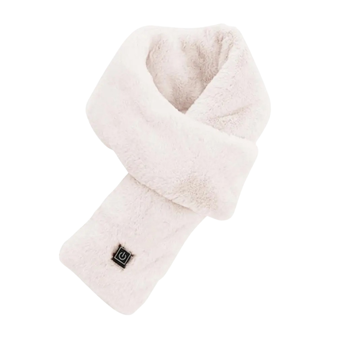 Verwarmde Neksjaal met 3 Temperatuurstanden USB-C Oplaadbaar Unisex Fluweelzacht Winteraccessoire Nek