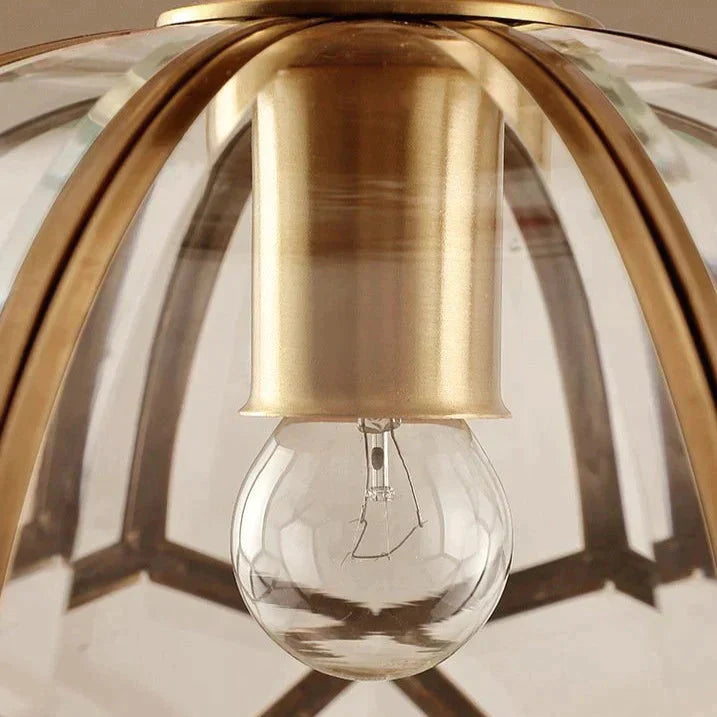 Koperen Plafondlamp Minimalistisch Design Hal Slaapkamer Woonkamer LED Verlichting Opbouwmontage E27