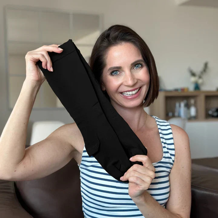 Compressiekousen met Geleidelijke Druk Naadloos Ademend Zwart Huidskleur S tot 7XL Comfort Sokken Dagelijks