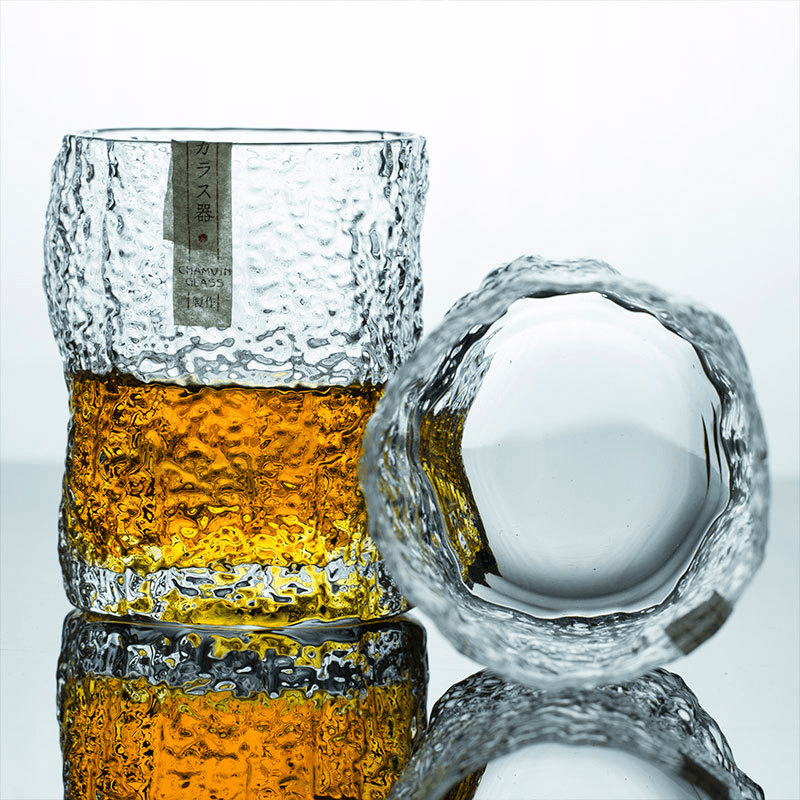 Japans Handgemaakte Edo Kiriko Whiskyglas - Chamvin Snijkunst