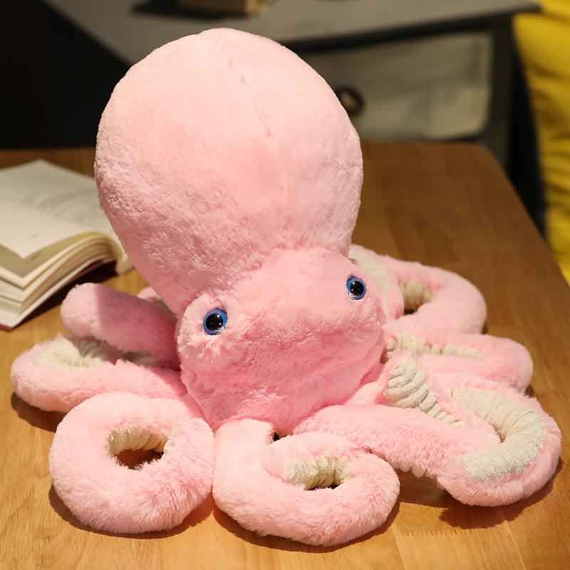Pluche Octopus Knuffel XXL Zacht Kinderkussen Speelgoed Decoratie Kinderkamer Tentakels Zeedierthema 30-90cm