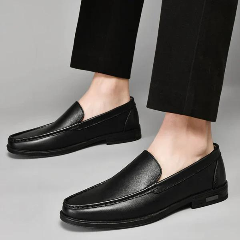 Loafers Echt Leer Heren Instappers Zwart Bruin Grijs Blauw Klassiek Zakelijk Casual Elegant Comfortabel