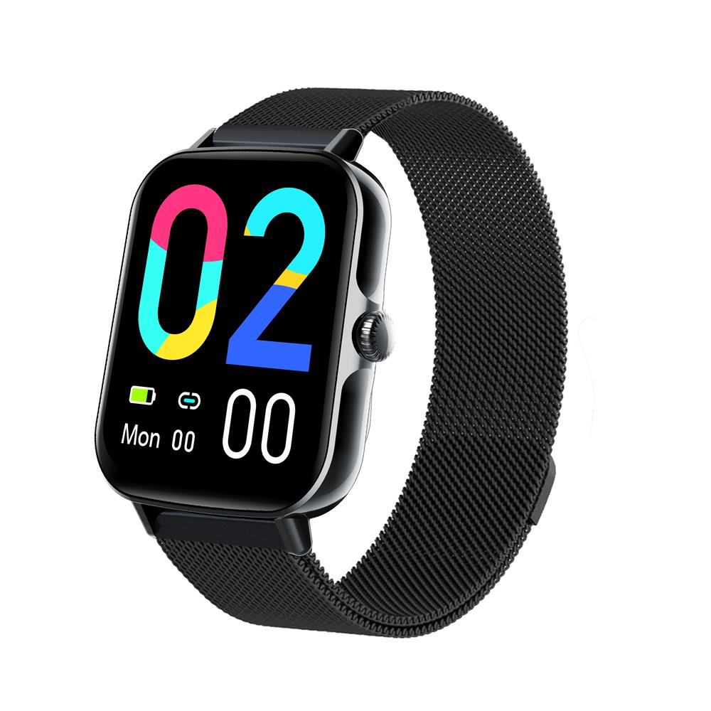 Gezondheidssmartwatch met Hartslagmeter Bloeddrukmeting Zuurstofwaarden Slaapmonitoring Waterdicht Sport