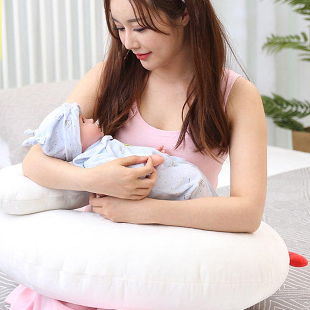 Voedingskussen Baby Ergonomisch met Rugsteun Hypoallergeen Borstvoedingskussen Moeder Kind Comfortabel