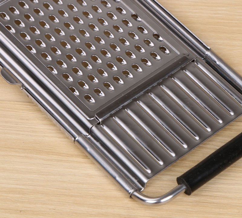 Roestvrijstalen Rasp - Multifunctionele Keukenrasp met Ergonomisch Handvat voor Groenten & Kaas