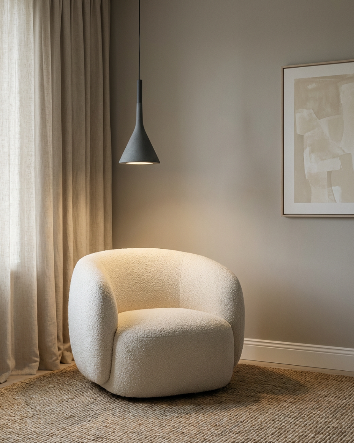 Conische Hanglamp met Gericht Licht - Strak Design voor Tafel- en Accentverlichting