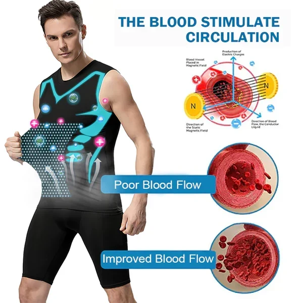 Compressiehemd voor Mannen Shapewear Vest Borst Buik Corrigerend Naadloos Draagbaar M-4XL Zwart Wit Grijs