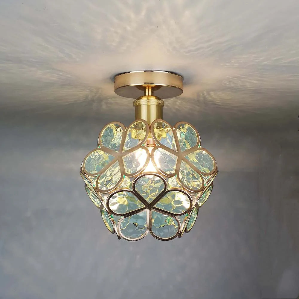 Floyem Bloemvormige Plafondlamp - Decoratieve Plafondverlichting voor Woonkamer & Slaapkamer