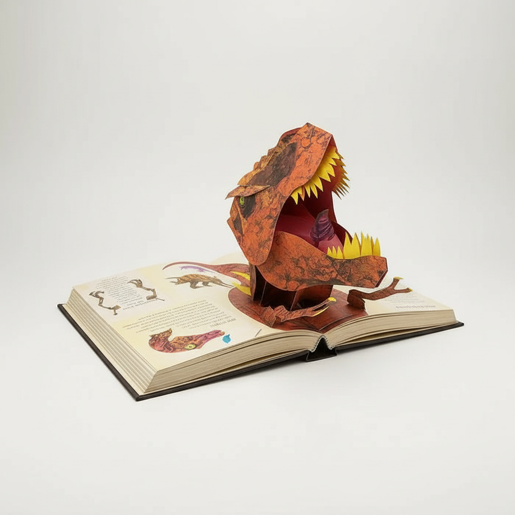 3D Pop-up Boek Dinosaurus - Interactief Kinderboek met Pop-up Scènes - Educatief Prentenboek Prehistorie