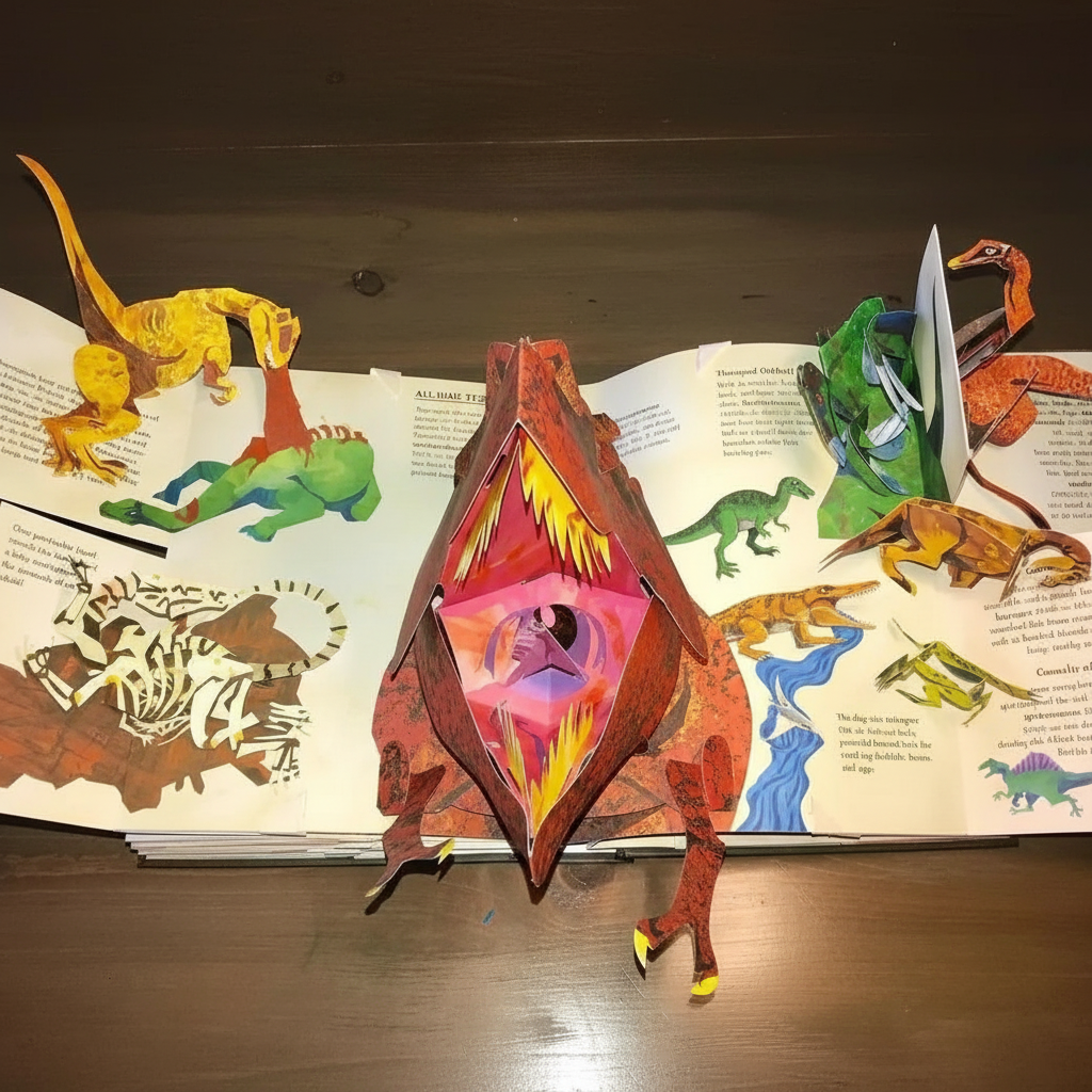 3D Pop-up Boek Dinosaurus - Interactief Kinderboek met Pop-up Scènes - Educatief Prentenboek Prehistorie