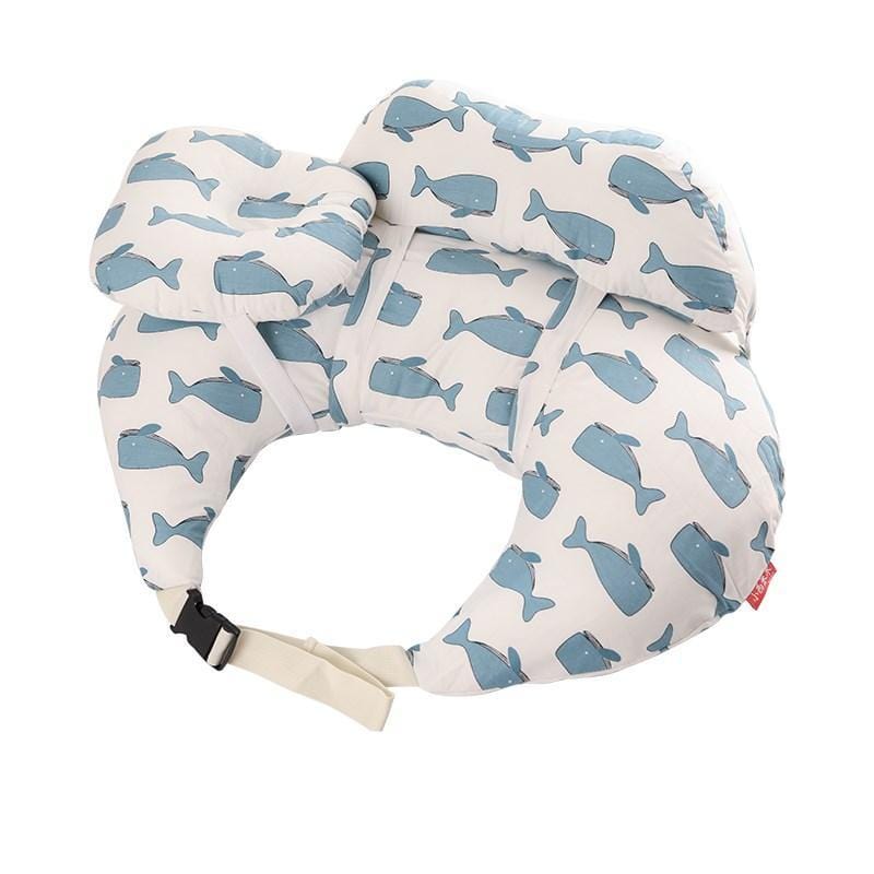 Voedingskussen Baby Ergonomisch met Verstelbare Riem Kraamkussen Borstvoeding Comfort voor Moeder en Kind