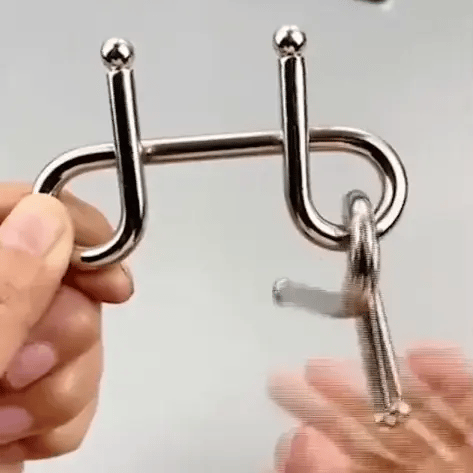 Metalen Breinbrekers Set - Denkpuzzels voor Volwassenen en Kinderen