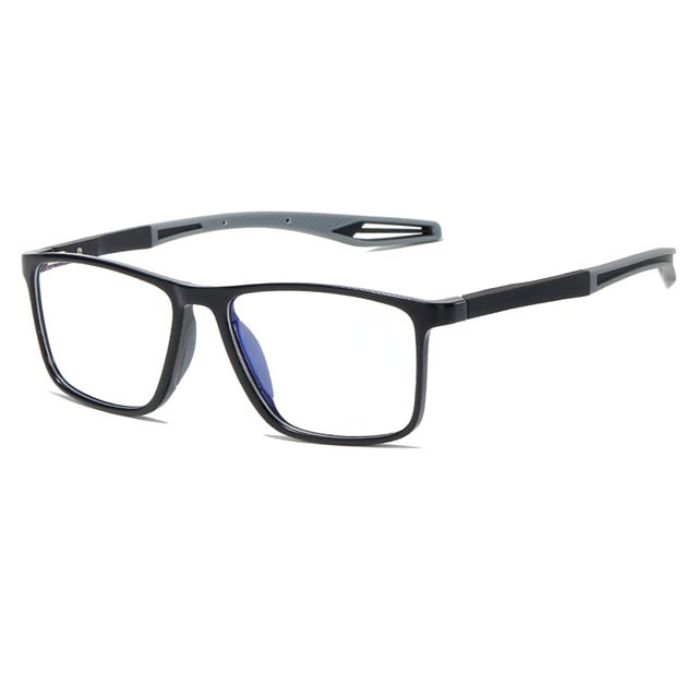 Multifocale Leesbril Unisex - Progressieve Glazen - Lichtgewicht Montuur - Anti-Blauwlicht Computerbril Voor Lezen en Afstand
