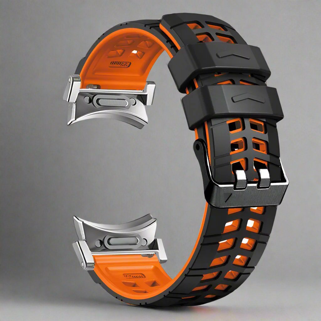 Siliconen Sportbandje voor Smartwatch 47mm Zwart Oranje Grijs Rood Blauw Wit Groen Verstelbaar Comfortabel