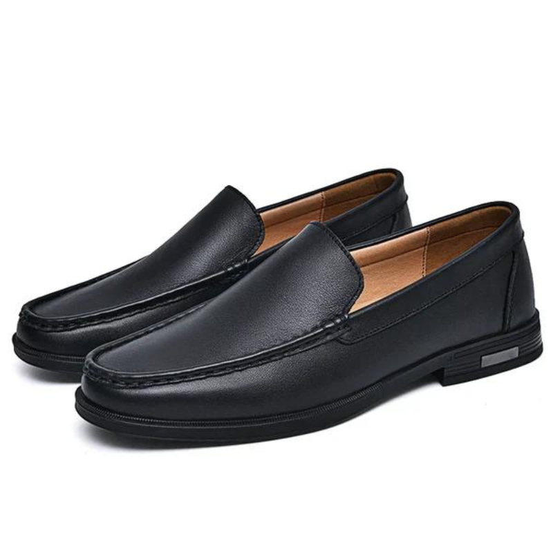 Loafers Echt Leer Heren Instappers Zwart Bruin Grijs Blauw Klassiek Zakelijk Casual Elegant Comfortabel