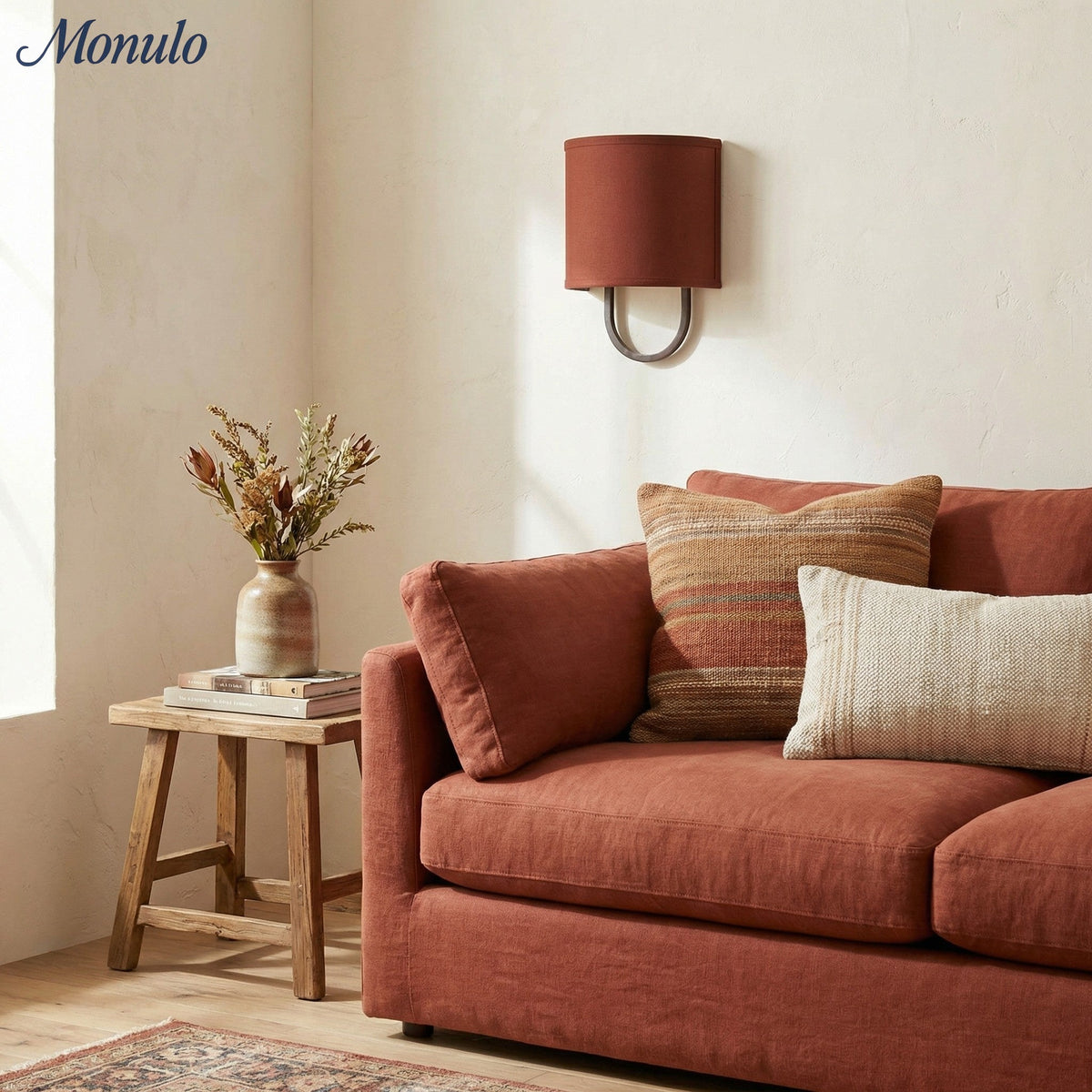 Wandlamp Stoffen Kap - Moderne Slaapkamer Wandverlichting voor Sfeervolle Ambiance