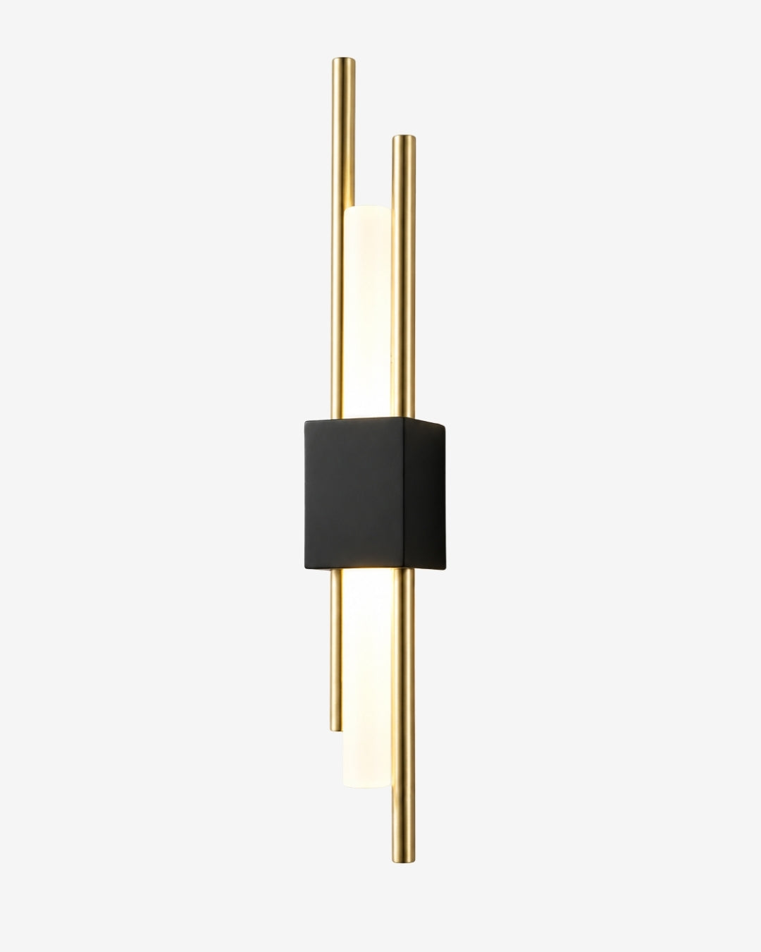 Scandinavische Minimalistische Wandlamp - Modern Verticaal Design met Gerichte LED-Verlichting - Zwart Goud