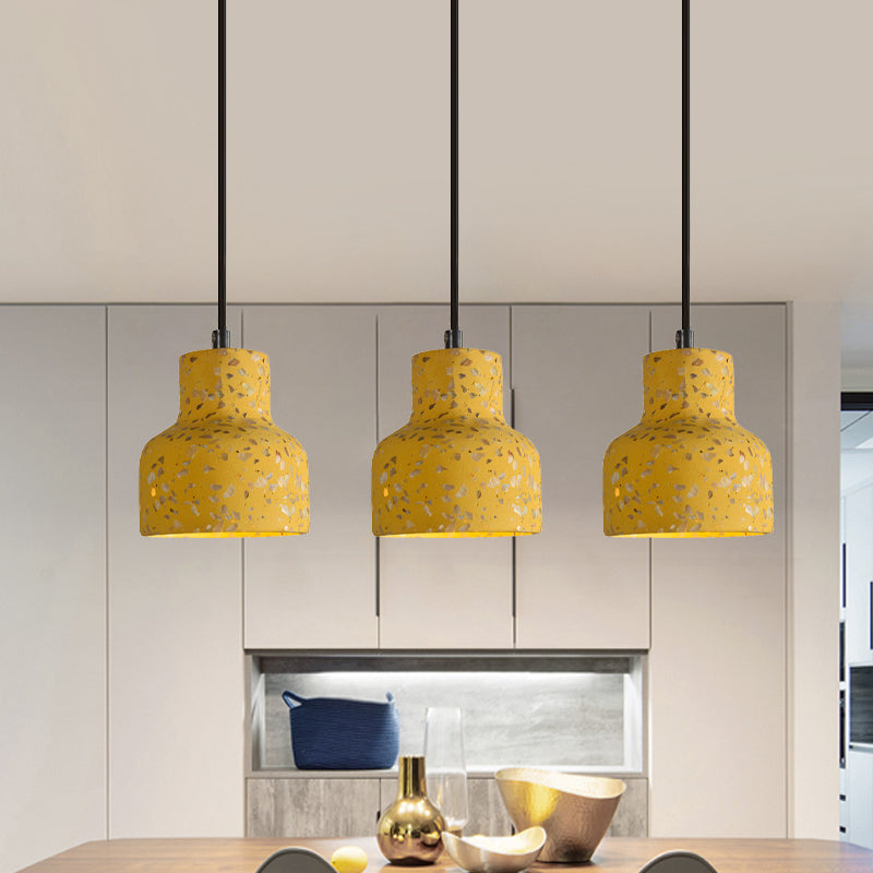 Hanglamp Terrazzo Cement Eettafel Verlichting Industrieel Design Pendellamp E26 E27 Fitting Noordse Stijl
