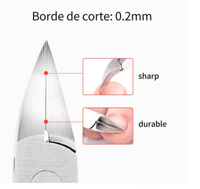 Nagelknipper Teennagels Ergonomisch RVS Dikke Nagels Ingegroeide Nagels Anti-Slip Grip Precisie Pedicure