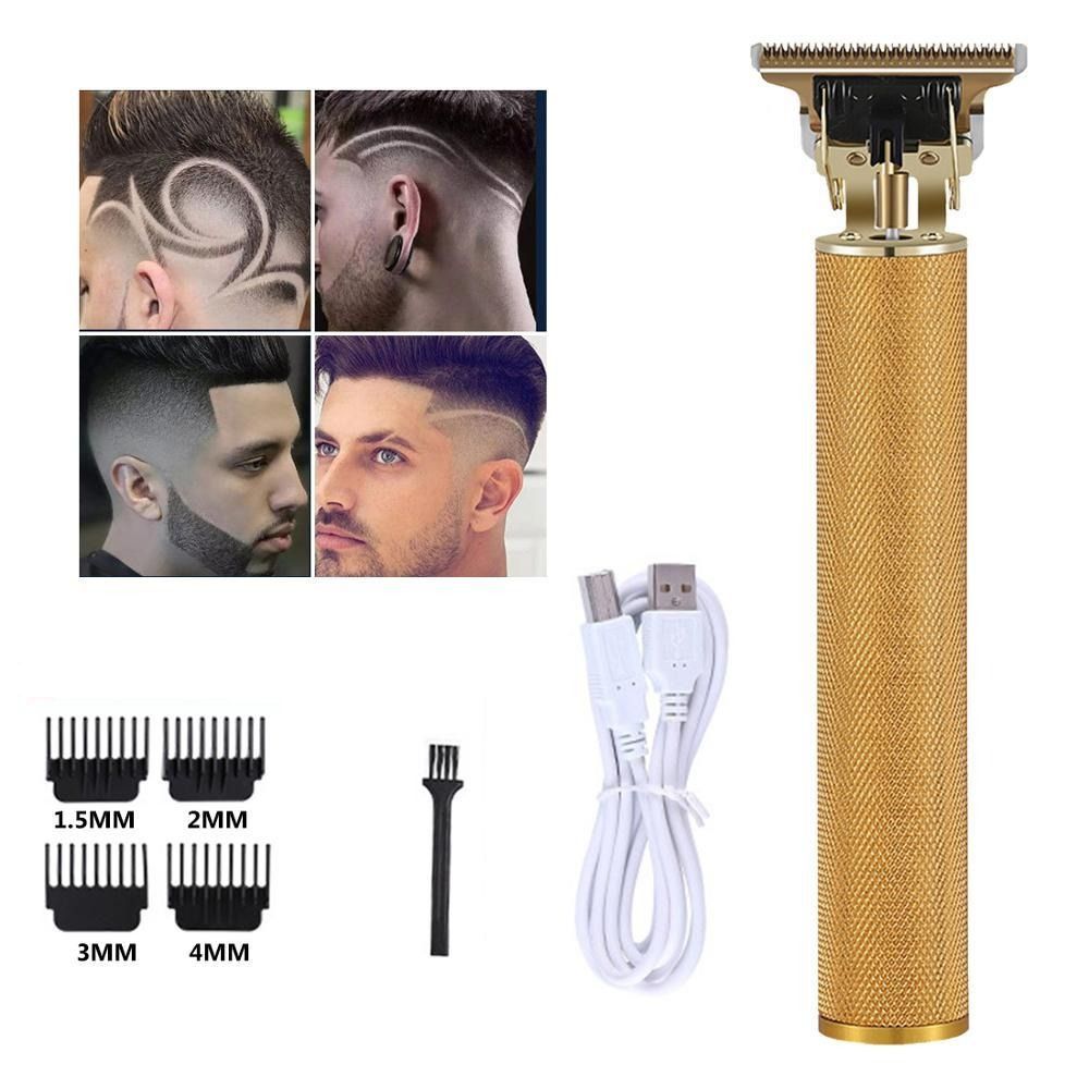 Elektrische Haartrimmer met T-Mes - Professionele Contouren & Baardverzorging