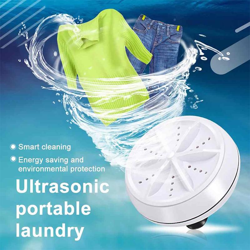 Compact Ultrasoon Reinigingsapparaat USB Multifunctioneel voor Keuken Camping Reizen Draagbaar Gemakkelijk