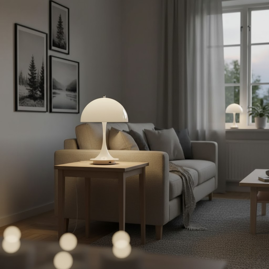 Draadloze Tafellamp met LED - Moderne Designlamp voor Sfeervolle Verlichting