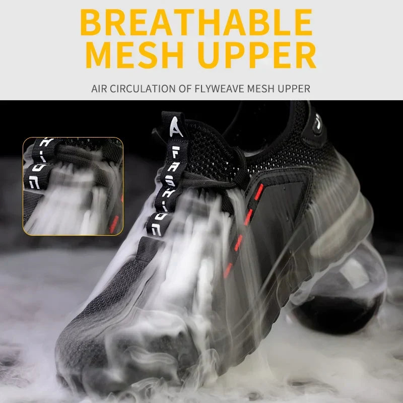 Werkschoenen met Stalen Neus - Ultralight Veiligheidsschoenen - Ademend Antislip - Voor Bouw & Werkplaats