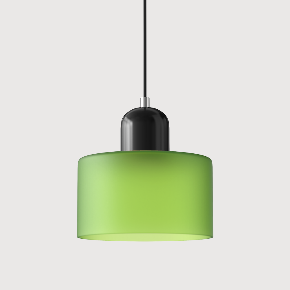 KORA Glazen Hanglamp | Bauhaus-Design Geometrisch Licht | Verstelbaar | E27 | Scandinavisch Interieur Verlichting
