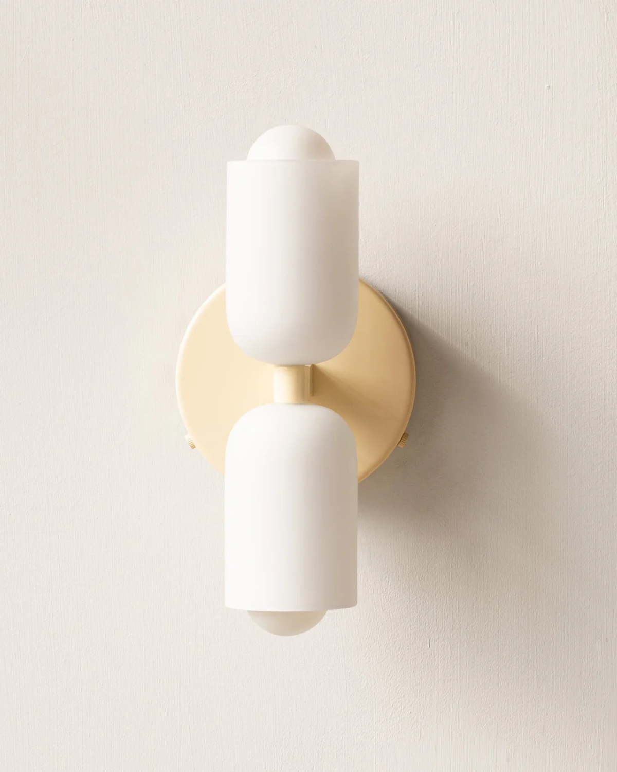 Wandlamp met Dubbele Glazen Kappen voor Slaapkamer en Woonkamer - E27 Wandverlichting