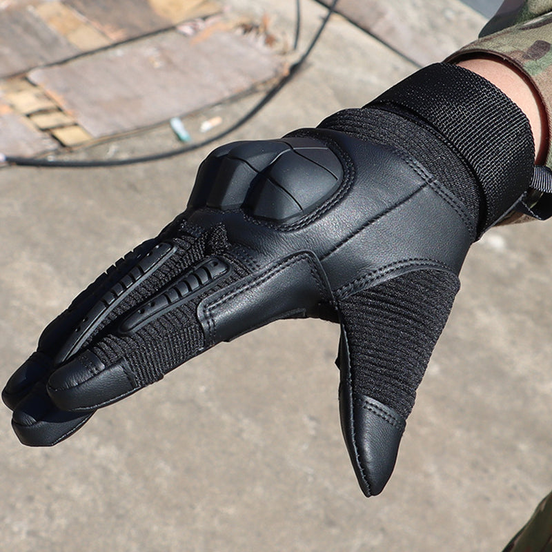 Tactiele Sporthandschoenen Touchscreen Microvezel PU-Leer Antislip voor Outdoor Motor Fietsen Training